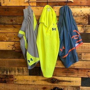 Youth Under Armour 2 Shorts, 1 Polo